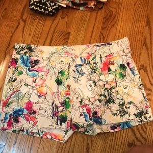 Express flower shorts